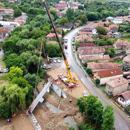 Modernizare si Reabilitare Pod Localitatea Vlaha DJ107M, Jud. Cluj