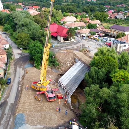 Modernizare si Reabilitare Pod Localitatea Vlaha DJ107M, Jud. Cluj