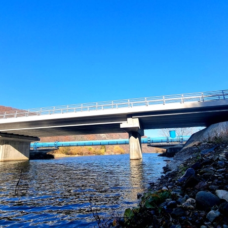 Rehabilitation DC75B Bridge over Breaza river, Lisa village, Brasov county.-2